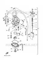 CARBURATEUR  voor Yamaha YZ125J 1997
