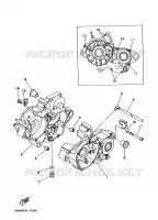 CARTERDELEN voor Yamaha YZ125J 1997