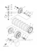 STARTMOTOR KOPPELINGS voor Yamaha YZ125J 1997