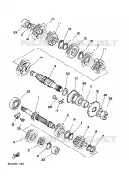 TRANSMISSIE voor Yamaha YZ125J 1997