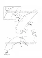 SPATBORD voor Yamaha YZ125J 1997
