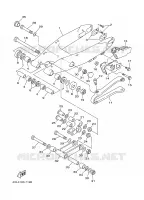 ACHTERBRUG voor Yamaha YZ125J 1997