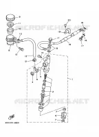 REMPOMP ACHTER voor Yamaha YZ125J 1997