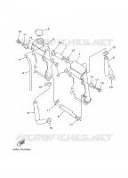 RADIATEUR / SLANG voor Yamaha YZ125J 1997