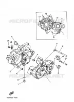 CARTERDELEN voor Yamaha YZ125J 1997