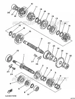 TRANSMISSIE voor Yamaha YZ125LC 1990