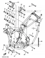 FRAME voor Yamaha YZ125LC 1990