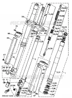 VOORVORK voor Yamaha YZ125LC 1990