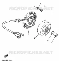 DYNAMO voor Yamaha YZ125LC 1990