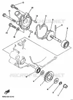WATERPOMP voor Yamaha YZ125LC 1990