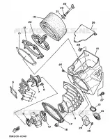 INLAAT voor Yamaha YZ125LC 1990