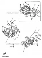 CARTERDELEN voor Yamaha YZ125LC 1990