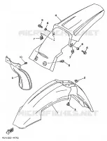 SPATBORD voor Yamaha YZ125LC 1995
