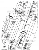 VOORVORK voor Yamaha YZ125LC 1995