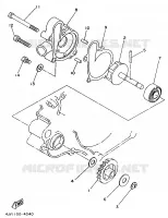 WATERPOMP voor Yamaha YZ125LC 1995