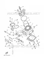 CILINDERKOP voor Yamaha YZ125P 2002