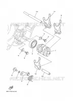 SCHAKELWALS voor Yamaha YZ125P 2002