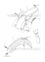 SPATBORD voor Yamaha YZ125P 2002