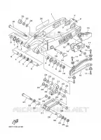 ACHTERBRUG voor Yamaha YZ125P 2002