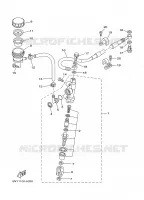 REMPOMP ACHTER voor Yamaha YZ125P 2002