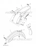 SPATBORD voor Yamaha YZ125 2005