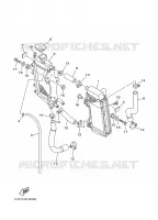 RADIATEUR / SLANG voor Yamaha YZ125 2006