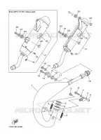 UITLAAT voor Yamaha YZ125 2006