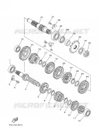 TRANSMISSIE voor Yamaha YZ125 2006