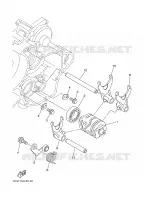 SCHAKELWALS / VORKEN voor Yamaha YZ125 2006