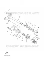 SCHAKEL STANG / PEDAAL voor Yamaha YZ125 2006