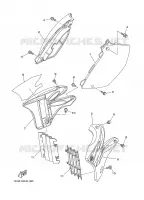 ZIJKUIPDEEL voor Yamaha YZ125 2006