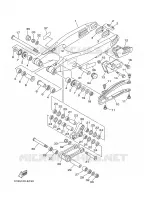 ACHTERBRUG voor Yamaha YZ125 2006