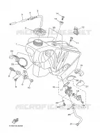 BENZINE TANK voor Yamaha YZ125 2006