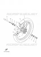 VOORWIEL voor Yamaha YZ125 2006
