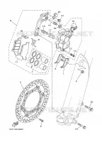 REMKLAUW VOOR voor Yamaha YZ125 2006