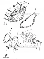 DEKSEL   MOTOR 1 voor Yamaha YZ250 1986