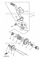 STARTMOTOR voor Yamaha YZ250 1986