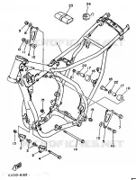 FRAME voor Yamaha YZ250 1986