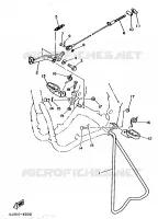 STANDAARD / VOETSTEUN voor Yamaha YZ250 1986