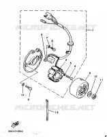 DYNAMO voor Yamaha YZ250 1986