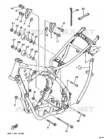 FRAME voor Yamaha YZ250 1990