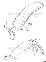 SPATBORD voor Yamaha YZ250 1990