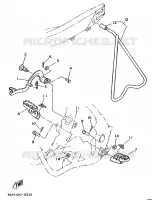 STANDAARD / VOETSTEUN voor Yamaha YZ250 1990