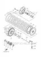 STARTMOTOR KOPPELINGS voor Yamaha YZ250 1997