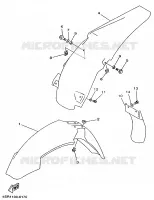 SPATBORD voor Yamaha YZ250 1997