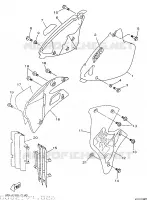 ZIJKUIPDEEL voor Yamaha YZ250 1997