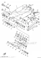 ACHTERBRUG voor Yamaha YZ250 1997