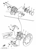 REMKLAUW ACHTER voor Yamaha YZ250 1997