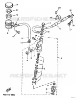 REMPOMP ACHTER voor Yamaha YZ250 1997