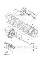 STARTMOTOR KOPPELINGS voor Yamaha YZ250 1997